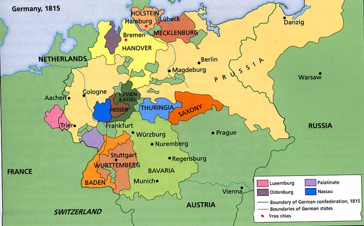 The Germany Emerging from the Treaty of Vienna